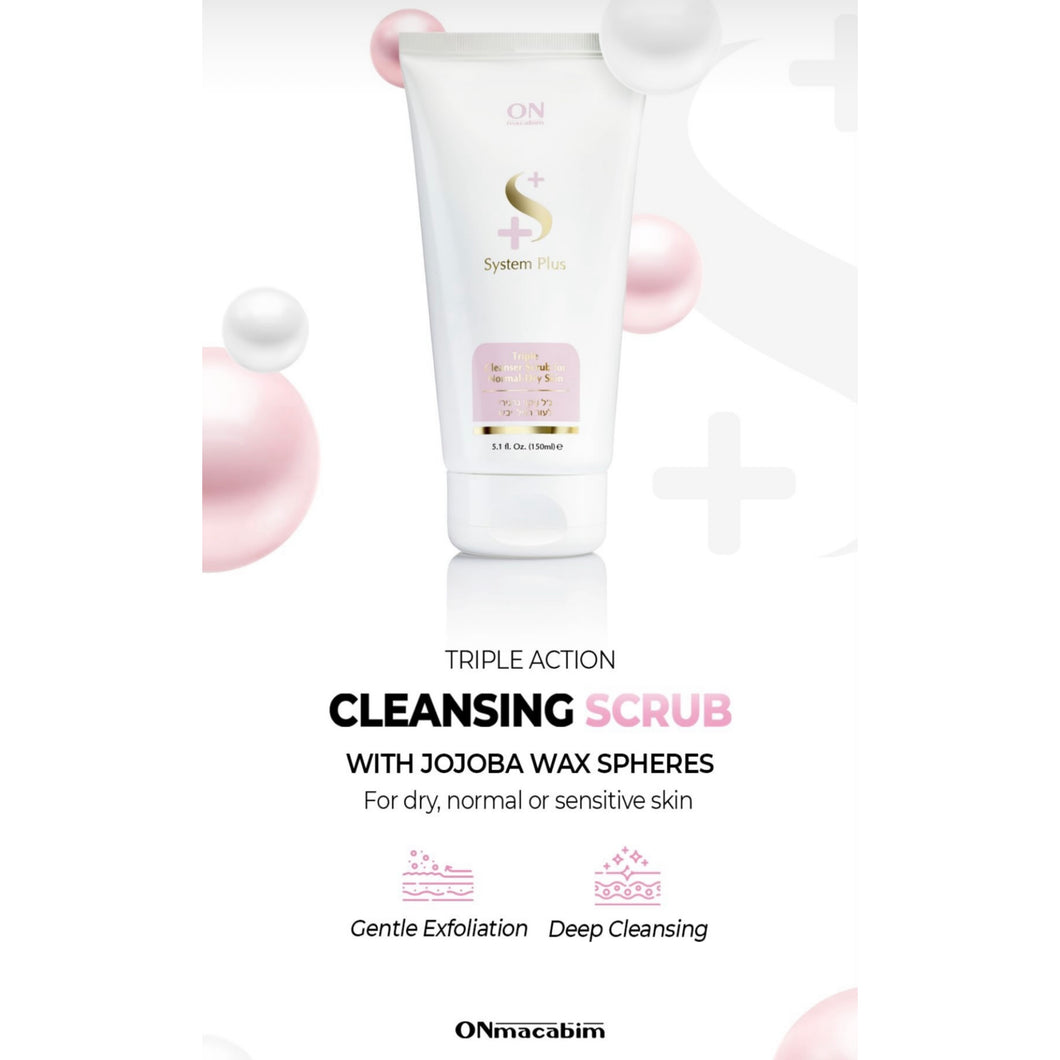 TRIPLE CLEANING SCRUB FOR NORMAL TO DRY 150ml